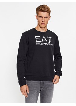 EA7 Emporio Armani Bluza 6RPM16 PJSLZ 1200 Czarny Regular Fit ze sklepu MODIVO w kategorii Bluzy męskie - zdjęcie 182733102
