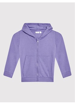 NAME IT Bluza 13197666 Fioletowy Regular Fit ze sklepu MODIVO w kategorii Bluzy dziewczęce - zdjęcie 182733123