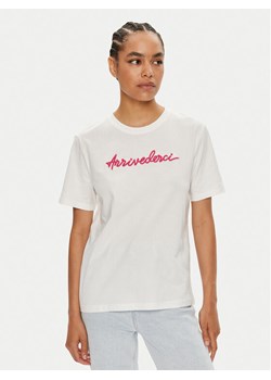 Vila T-Shirt Sybil 14097444 Biały Regular Fit ze sklepu MODIVO w kategorii Bluzki damskie - zdjęcie 182733212