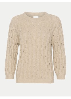 Kaffe Sweter Lena 10508807 Beżowy Regular Fit ze sklepu MODIVO w kategorii Swetry damskie - zdjęcie 182733220
