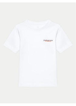 Jack&Jones Junior T-Shirt Boston 12274897 Biały Relaxed Fit ze sklepu MODIVO w kategorii T-shirty chłopięce - zdjęcie 182733344