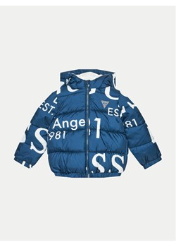 Guess Kurtka puchowa H4BT00 WCFM0 Niebieski Regular Fit - id: 0000304227349 - marki Guess - 182733430 Guess Kurtka puchowa H4BT00 WCFM0 Niebieski Regular Fit ze sklepu MODIVO w kategorii Kurtki chłopięce - zdjęcie 182733430