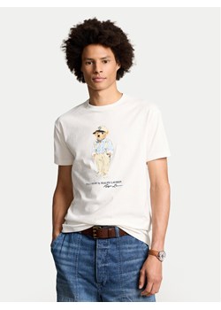 Polo Ralph Lauren T-Shirt 710854497037 Biały Regular Fit ze sklepu MODIVO w kategorii T-shirty męskie - zdjęcie 182733434