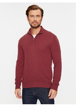 United Colors Of Benetton Sweter 1002U200U Bordowy Regular Fit ze sklepu MODIVO w kategorii Swetry męskie - zdjęcie 182733510