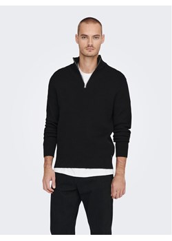 Only & Sons Sweter 22023210 Czarny Regular Fit ze sklepu MODIVO w kategorii Swetry męskie - zdjęcie 182733521