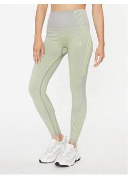 adidas Legginsy Seamless Branded IA1940 Szary Tight Fit ze sklepu MODIVO w kategorii Spodnie damskie - zdjęcie 182733580