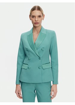 ARTIGLI Marynarka ACGI000772 Turkusowy Regular Fit ze sklepu MODIVO w kategorii Marynarki damskie - zdjęcie 182733623