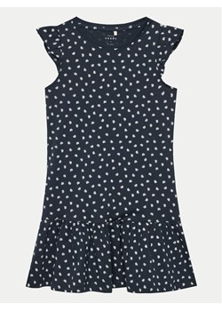 NAME IT Sukienka codzienna Vida 13214406 Granatowy Regular Fit ze sklepu MODIVO w kategorii Sukienki dziewczęce - zdjęcie 182733671