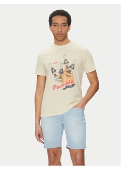 Blend T-Shirt 20718263 Beżowy Regular Fit ze sklepu MODIVO w kategorii T-shirty męskie - zdjęcie 182733693