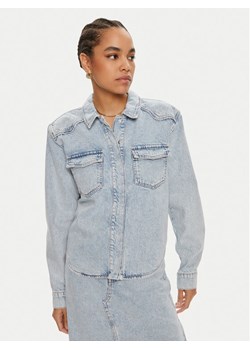 Gestuz Koszula jeansowa Kaily 10909063 Niebieski Oversize ze sklepu MODIVO w kategorii Koszule damskie - zdjęcie 182733722