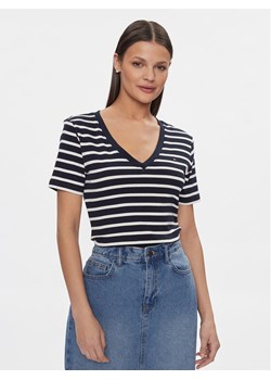 Tommy Hilfiger T-Shirt New Cody WW0WW40584 Granatowy Slim Fit ze sklepu MODIVO w kategorii Bluzki damskie - zdjęcie 182733773