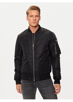 SCHOTT N.Y.C. Kurtka bomber AIRFORCERS Czarny Regular Fit ze sklepu MODIVO w kategorii Kurtki męskie - zdjęcie 182733821