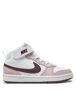 Nike Sneakersy Court Borough Mid 2 (PSV) CD7783 118 Biały ze sklepu MODIVO w kategorii Buty sportowe dziecięce - zdjęcie 182733832