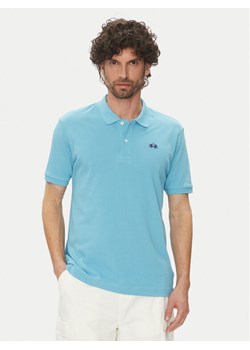 La Martina Polo Tex BPMP01 PK031 Błękitny Regular Fit ze sklepu MODIVO w kategorii T-shirty męskie - zdjęcie 182733953