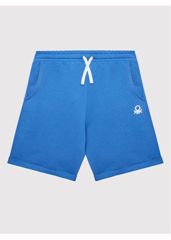 United Colors Of Benetton Szorty sportowe 3J68I0638 Niebieski Regular Fit ze sklepu MODIVO w kategorii Spodenki chłopięce - zdjęcie 182733964