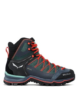 Salewa Trekkingi Ws Mtn Trainer Lite Mid Gtx GORE-TEX 61360-5585 Zielony ze sklepu MODIVO w kategorii Buty trekkingowe damskie - zdjęcie 182733981