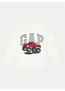 Gap Bluzka 628509-01 Biały Regular Fit ze sklepu MODIVO w kategorii Bluzki dziewczęce - zdjęcie 182734081