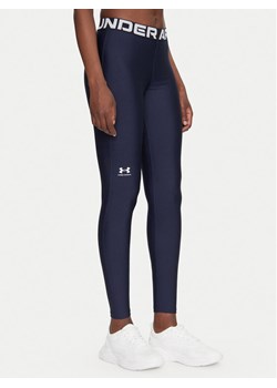 Under Armour Legginsy Ua Hg Authentics 1383559 Granatowy Slim Fit ze sklepu MODIVO w kategorii Spodnie damskie - zdjęcie 182734271
