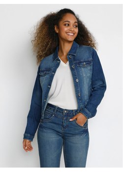 Cream Kurtka jeansowa Lisa 10650245 Granatowy Slim Fit ze sklepu MODIVO w kategorii Kurtki damskie - zdjęcie 182734291