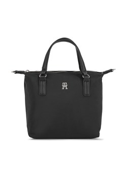 Tommy Hilfiger Torebka Poppy Th Small Tote AW0AW15640 Czarny ze sklepu MODIVO w kategorii Torby Shopper bag - zdjęcie 182734351