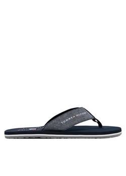 Tommy Hilfiger Japonki Chambray Beach Sandal FM0FM05570 Granatowy ze sklepu MODIVO w kategorii Klapki męskie - zdjęcie 182734360