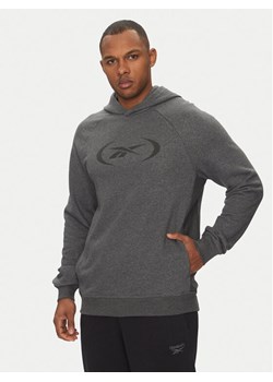 Reebok Bluza 100214853 Szary Regular Fit ze sklepu MODIVO w kategorii Bluzy męskie - zdjęcie 182734401