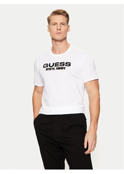 Guess T-Shirt M5RI50 K9RM1 Biały Regular Fit ze sklepu MODIVO w kategorii T-shirty męskie - zdjęcie 182734413
