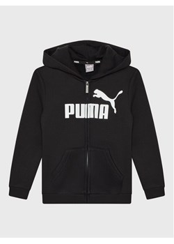 Puma Bluza Essentials Big Logo 586967 Czarny Regular Fit ze sklepu MODIVO w kategorii Bluzy chłopięce - zdjęcie 182734430