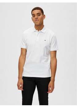 Selected Homme Polo 16087839 Biały Regular Fit ze sklepu MODIVO w kategorii T-shirty męskie - zdjęcie 182734470