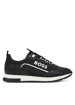 BOSS Sneakersy J51653 S Czarny ze sklepu MODIVO w kategorii Buty sportowe dziecięce - zdjęcie 182734501