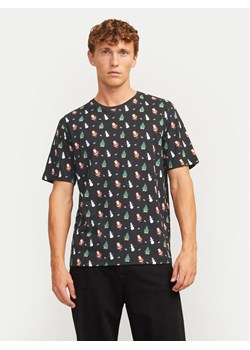 Jack&Jones T-Shirt Xmas Merry 12265399 Czarny Standard Fit ze sklepu MODIVO w kategorii T-shirty męskie - zdjęcie 182734573