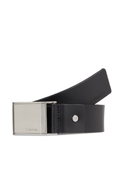 Calvin Klein Pasek Męski Adj Beveled Plaque K50K510950 Czarny ze sklepu MODIVO w kategorii Paski męskie - zdjęcie 182734641