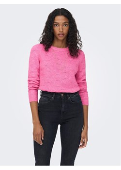 ONLY Sweter 15234745 Różowy Regular Fit ze sklepu MODIVO w kategorii Swetry damskie - zdjęcie 182734660