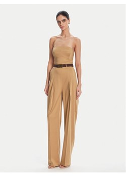 Elisabetta Franchi Kombinezon TU05152E2 032 Beżowy Regular Fit ze sklepu MODIVO w kategorii Kombinezony damskie - zdjęcie 182734794