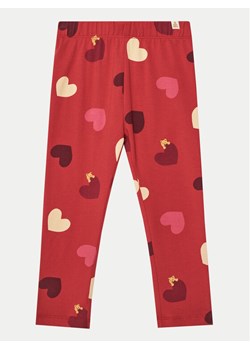 Gap Legginsy 525365 Czerwony Regular Fit ze sklepu MODIVO w kategorii Spodnie dziewczęce - zdjęcie 182734822