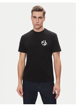 KARL LAGERFELD T-Shirt A2M17072 Czarny Regular Fit ze sklepu MODIVO w kategorii T-shirty męskie - zdjęcie 182734954