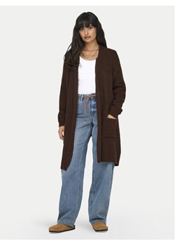 ONLY Kardigan Jade 15179815 Brązowy Regular Fit ze sklepu MODIVO w kategorii Swetry damskie - zdjęcie 182735031