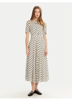 Marella Sukienka codzienna Lorenzo 2513221141 Écru Regular Fit ze sklepu MODIVO w kategorii Sukienki - zdjęcie 182735051
