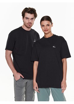 Jack Wolfskin Koszulka techniczna Unisex Eschenheimer 1809091 Czarny Regular Fit ze sklepu MODIVO w kategorii Bluzki damskie - zdjęcie 182735053