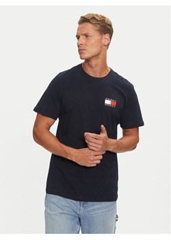 Tommy Jeans T-Shirt Essential Flag DM0DM20740 Granatowy Slim Fit ze sklepu MODIVO w kategorii T-shirty męskie - zdjęcie 182735164