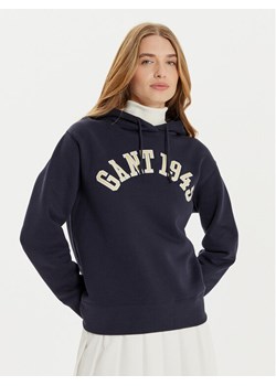Gant Bluza 1949 Arch Graphic 4201262 Granatowy Loose Fit ze sklepu MODIVO w kategorii Bluzy damskie - zdjęcie 182735250