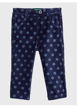 United Colors Of Benetton Spodnie materiałowe 4T5XGE00K Granatowy Regular Fit ze sklepu MODIVO w kategorii Spodnie dziewczęce - zdjęcie 182735273