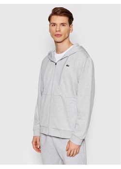 Lacoste Bluza SH9676 Szary Regular Fit ze sklepu MODIVO w kategorii Bluzy męskie - zdjęcie 182735321