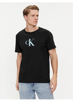 Calvin Klein Swimwear T-Shirt KM0KM00971 Czarny Regular Fit ze sklepu MODIVO w kategorii T-shirty męskie - zdjęcie 182735331