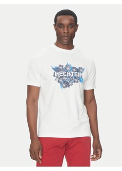 Hechter Paris T-Shirt 75018 151917 Biały Regular Fit ze sklepu MODIVO w kategorii T-shirty męskie - zdjęcie 182735340