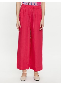 Marella Spodnie materiałowe Apogeo 2413131084 Różowy Relaxed Fit ze sklepu MODIVO w kategorii Spodnie damskie - zdjęcie 182735391