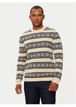 Matinique Sweter Triton 30207482 Beżowy Regular Fit ze sklepu MODIVO w kategorii Swetry męskie - zdjęcie 182735470