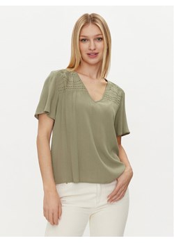 Vila T-Shirt Mesa 14092019 Zielony Regular Fit ze sklepu MODIVO w kategorii Bluzki damskie - zdjęcie 182735491