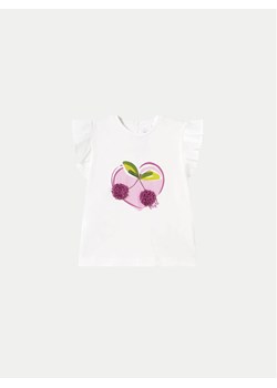 Mayoral T-Shirt 1042 Biały Regular Fit ze sklepu MODIVO w kategorii Kaftaniki i bluzki - zdjęcie 182735733