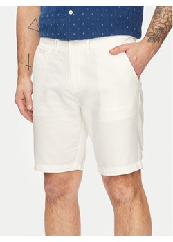Guess Szorty materiałowe M4GB59 WG8B0 Écru Regular Fit ze sklepu MODIVO w kategorii Spodenki męskie - zdjęcie 182735822